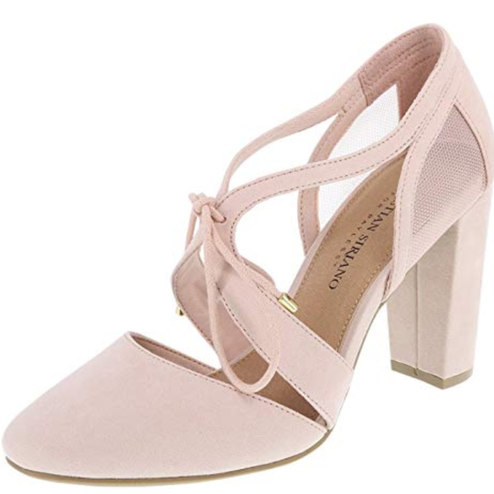 Christian Siriano Kami Ghillie Block Heel